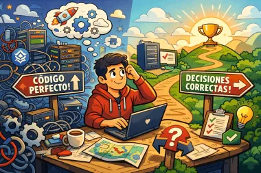 De escribir código perfecto a tomar decisiones imperfectas (pero correctas)